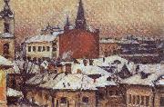 Vasily Surikov View of the Kremlin oil